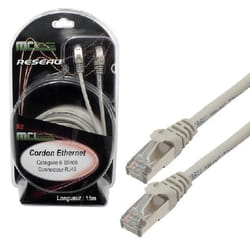 MCL FCC6BMZ-15M câble de réseau Gris Cat6 F/UTP (FTP)