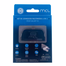 MCL ACC-S02 lecteur de carte mémoire USB 2.0 Noir