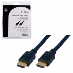 MCL MC385Z-10M, 10 m, HDMI Type A (Standard), HDMI Type A (Standard), 3840 x 2160 pixels, Compatibilité 3D, Noir