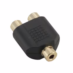 MCL 3.5mm /2 x RCA Noir