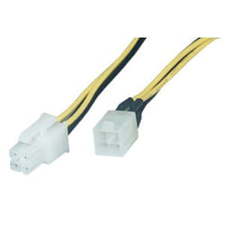 MCL Rallonge P4 male / femelle (20cm) Blanc 0,2 m