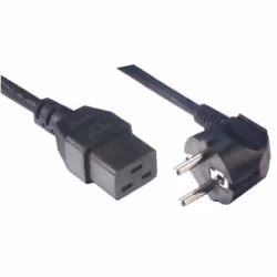 MCL Power Cable Black 2.0m, 2 m