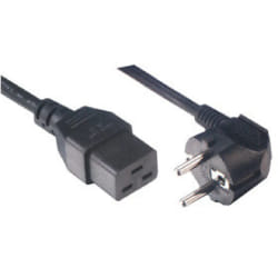 MCL Power Cable Black 2.0m Noir 2 m