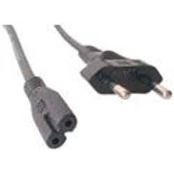 MCL Power Cord Portable Black 5.0m Noir 5 m