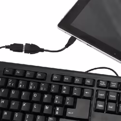 MCL USB-AF/HMCO câble USB 0,12 m USB A Micro-USB B Noir