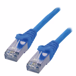 MCL FTP6-0.5M/B câble de réseau Bleu 0,5 m Cat6 F/UTP (FTP) - Vue supplémentaire 2