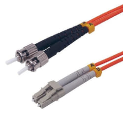 MCL 2m LC/ST câble de fibre optique OM2 Noir, Gris, Rouge
