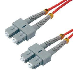 MCL 3m SC/SC câble de fibre optique OM2 Gris, Rouge