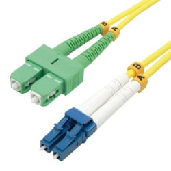 MCL 1m SCAPC/LC OS2 câble de fibre optique SC Multicolore, Jaune