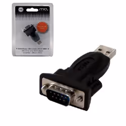 MCL USB2-118B changeur de genre de câble USB 2.0 RS232 Noir - Vue supplémentaire 4