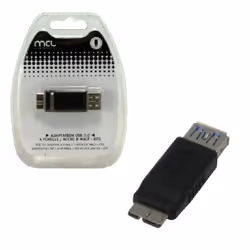 MCL USB3-AF/AHBMO changeur de genre de câble USB 3.0 A USB 3.0 Micro B Noir