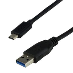 MCL MC923-1C/3AMEZ-1M câble USB USB 3.2 Gen 1 (3.1 Gen 1) USB C USB A Noir