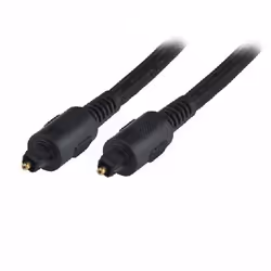 MCL 3m Toslink, TOSLINK, Mâle, TOSLINK, Mâle, 3 m, Noir
