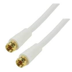 MCL MC787HQ-1M câble coaxial F Blanc