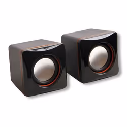MCL HP-USB2/4, 2-voies, 2.0 canaux, Avec fil, 4 W, 30 - 20000 Hz, Noir