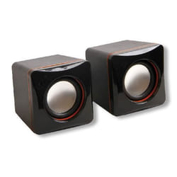 MCL HP-USB2/4 haut-parleur 2-voies Noir Avec fil 4 W