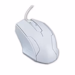 MCL SS-416U/B, Ambidextre, IR LED, USB Type-A, 1600 DPI, Blanc