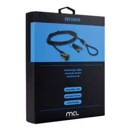 MCL 8LE-71016 câble antivol Noir 1,8 m