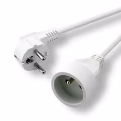 MCL MC910-5M/W, 5 m, Intérieure, 1,5 mm², Blanc, 1 sortie(s) CA, 250 V