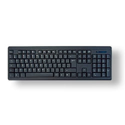 MCL ACK-301W/N clavier RF sans fil AZERTY Français Noir