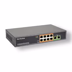 MCL ETS-HFSW8/2-P, Fast Ethernet (10/100), Connexion Ethernet, supportant l'alimentation via ce port (PoE)