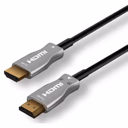 MCL MC385FO-50M, 50 m, HDMI Type A (Standard), HDMI Type A (Standard), Canal de retour audio (ARC, Audio Return Channel), Noi ...