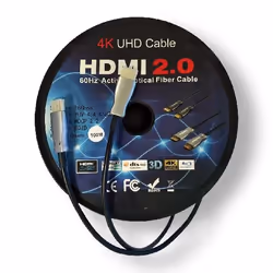 MCL MC385FO-100M câble HDMI HDMI Type A (Standard) Noir