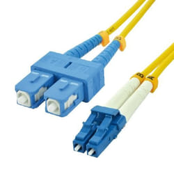 MCL FOS2/SCLC-3M câble de fibre optique SC LC OS2 Jaune