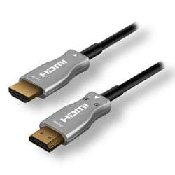 MCL MC385FO-30M câble HDMI HDMI Type A (Standard) Noir, Argent