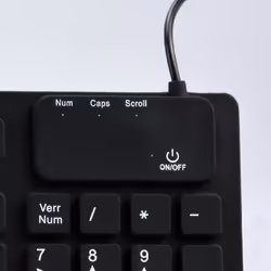 MCL ACK-729/N clavier USB + PS/2 AZERTY Français Noir