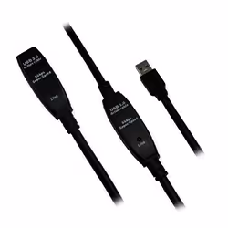 MCL MC923AMF/A-25M, 25 m, USB A, USB A, USB 3.2 Gen 1 (3.1 Gen 1), 2500 Mbit/s, Noir