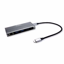 MCL MD1B99AUSB3C000, Avec fil, USB 3.2 Gen 1 (3.1 Gen 1) Type-C, 100 W, 10,100,1000 Mbit/s, Aluminium, 5 Gbit/s