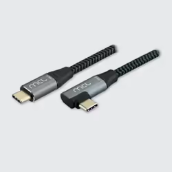 MCL MC1C99A3C1052CZ, 2 m, USB C, USB C, USB 3.2 Gen 2 (3.1 Gen 2), 10000 Mbit/s, Noir