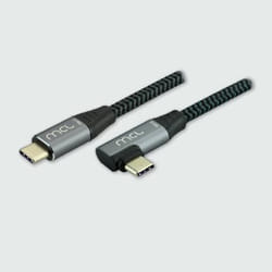 MCL MC1C99A3C1052CZ câble USB 2 m USB 3.2 Gen 2 (3.1 Gen 2) USB C Noir