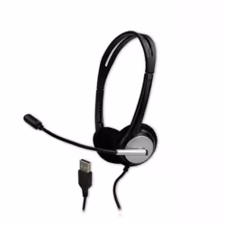 MCL MK1A99BZCSQMUSBAB, Avec fil, Bureau/Centre d'appels, 20 - 20000 Hz, Casque, Noir