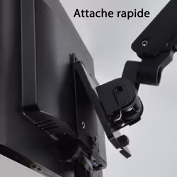 MCL MS3A99AZSBAE4920N support d'écran plat pour bureau 124,5 cm (49") Noir - Vue supplémentaire 6