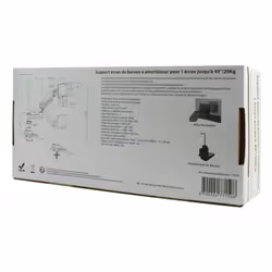 MCL MS3A99AZSBAE4920N support d'écran plat pour bureau 124,5 cm (49") Noir - Vue supplémentaire 8