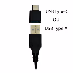 MCL MK1A99AZZZCSQMUSB - Casque Micro filaire USB-A / USB-C - Vue supplémentaire 7