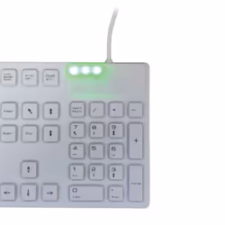 MCL WATERPROOF IP68 WIRED clavier Universel USB + PS/2 AZERTY Français Blanc - Vue supplémentaire 2