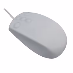 MCL MP2B99AZZZZSS269W - optique étanche silicone - Blanc souris Universel Ambidextre USB Type-A + PS/2 800 DPI - Vue supplémentaire 2