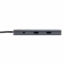 MCL 10-PORT DOCKING STATION HDMI station d'accueil Tablette/Smartphone/ordinateur portable Noir, Gris - Vue supplémentaire 4