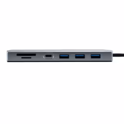 MCL 10-PORT DOCKING STATION HDMI station d'accueil Tablette/Smartphone/ordinateur portable Noir, Gris - Vue supplémentaire 5