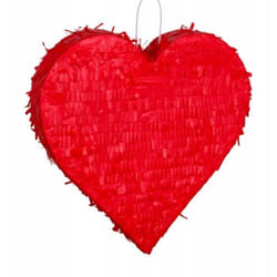 PIÑATA À CASSER CUR ROUGE
