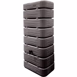 Présentation Contenance : 320 Litres Matière : Polyéthylène Hauteur : 145 cm Dimension : 60 x 40 cm Coloris : Anthracite