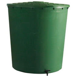 Récupérateur d'eau 350L avec couvercle et robinet Belli jardin