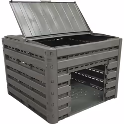 Composteur BELLI Compostwood 400 L Taupe - Jardinage écologique