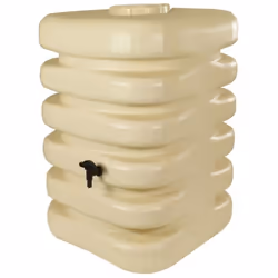 Récupérateur deau - BELLI - Cubique - 350 litres - Beige