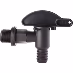 Présentation Référence constructeur : 0270-4 Filetage : 1" (26/34) Coloris : Noir Robinet gros debit joint plat noir Ø26/34 p ...