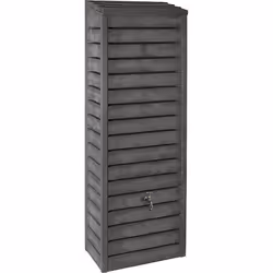 Récupérateur deau Forestier - BELLI - 300 L - Anthracite imitation bois