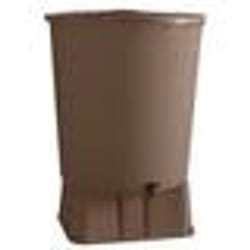 RECUPERATEUR EAU SOCLE+KIT TAUPE 500L